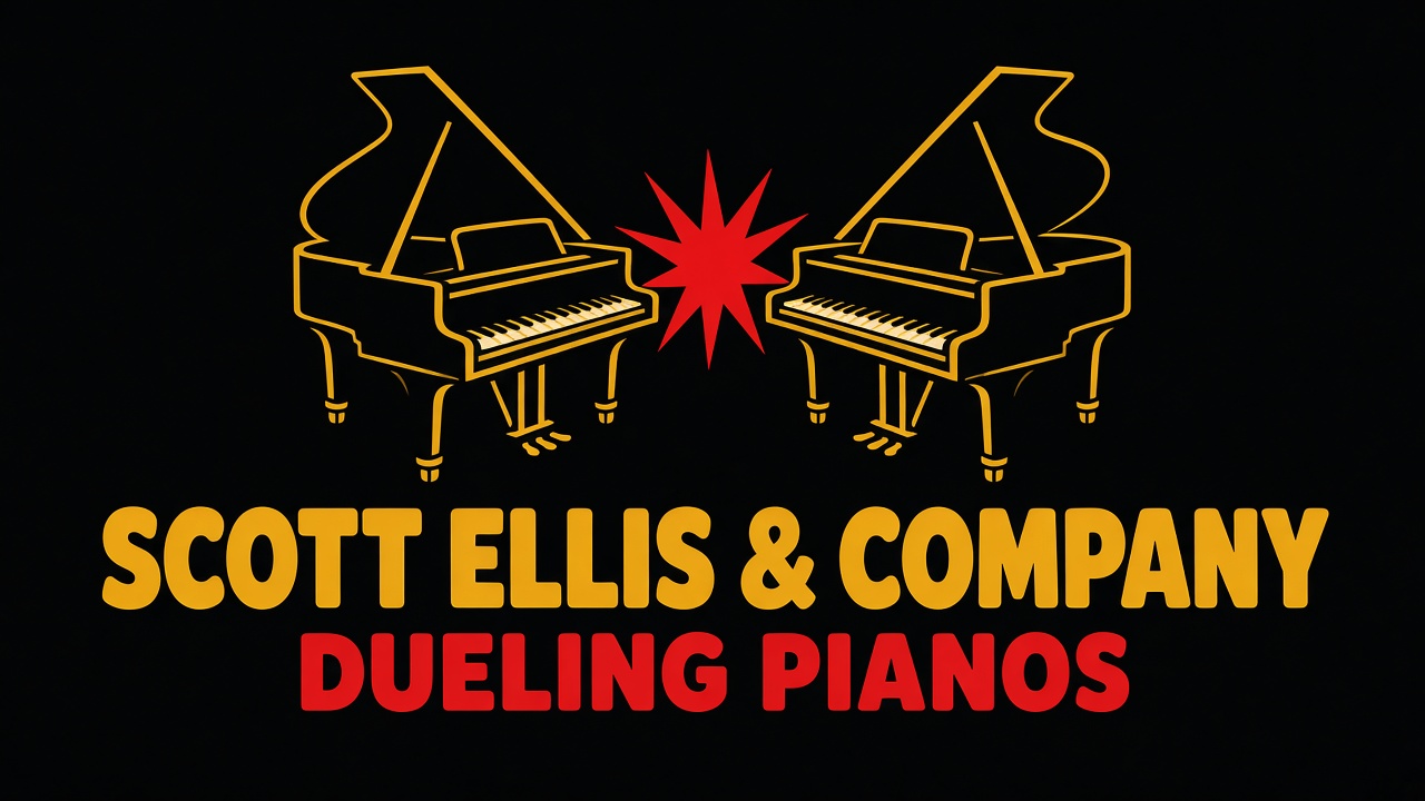 Scott Ellis & Company, Dueling Pianos — two grand pianos facing off